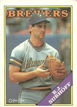 1988 O-Pee-Chee Baseball Cards 174     B.J. Surhoff